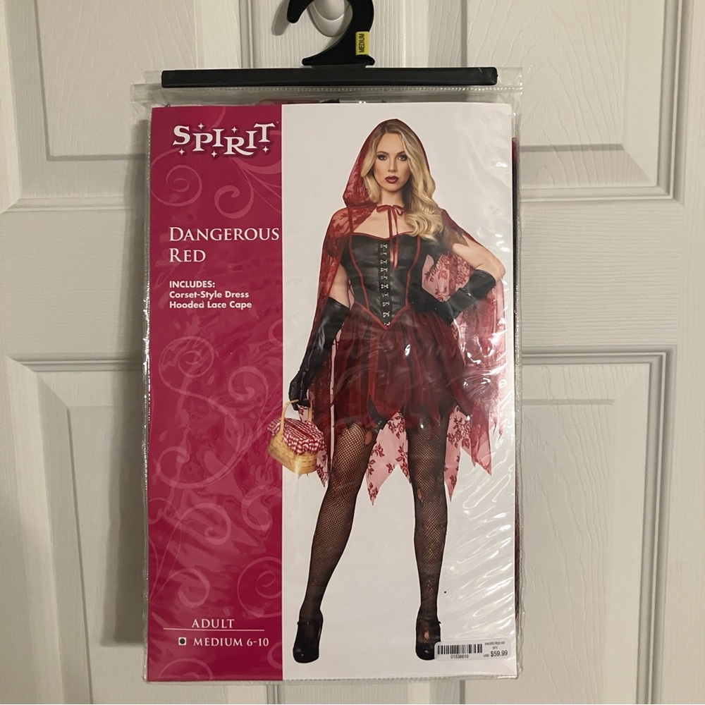 Spirit Halloween Dangerous Red Costume - Red Riding Hood